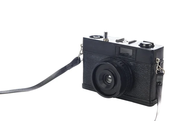 Vintage 35mm film camera isolated on white — Stock Photo, Image