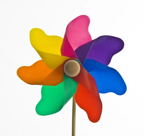 Kleurrijke windmolen — Stockfoto