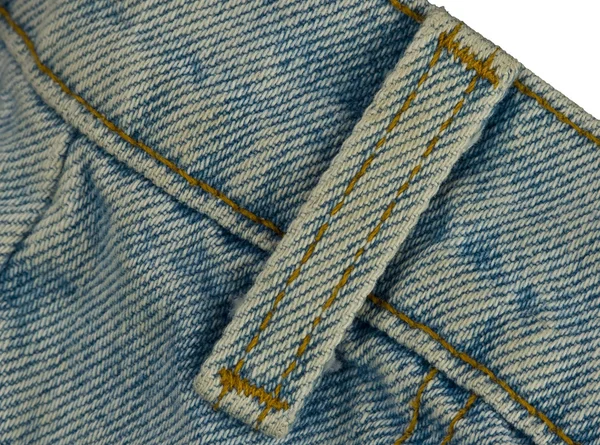 Dikişleri denim doku — Stok fotoğraf