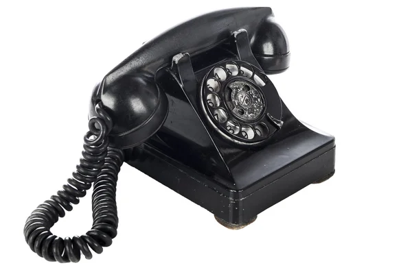 Vintage telefoon op wit — Stockfoto