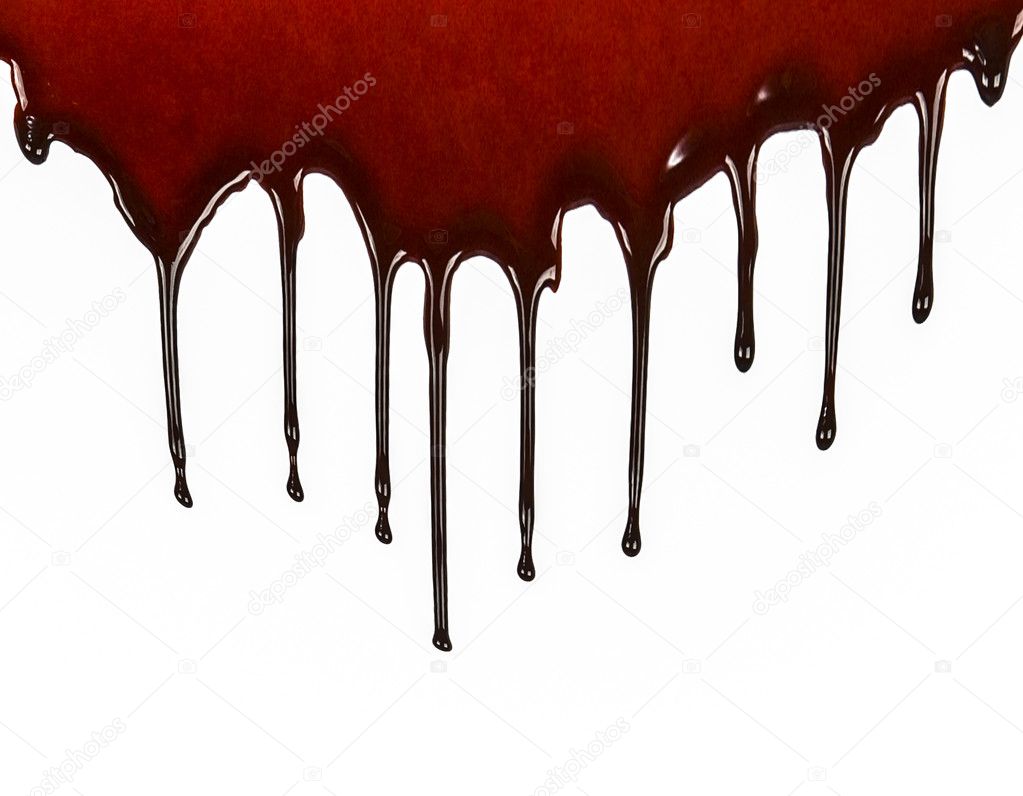 Dripping blood