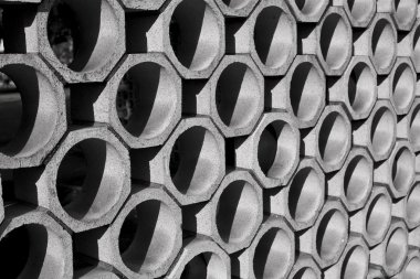 siyah-beyaz desen duvar