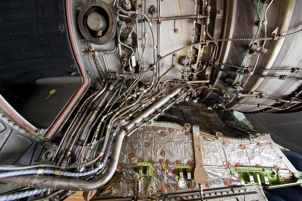 Detailed exposure of a turbo jet engine — Stock Photo, Image