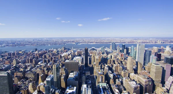 Architectural skyscrapers in New York City — Stock Photo, Image