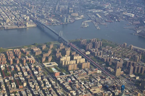 New York från luften. — Stockfoto