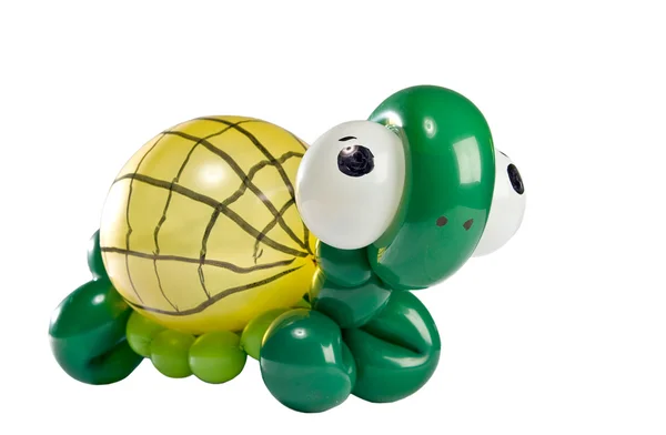 Balloon Animal turtle isolated on white — Stock Photo, Image