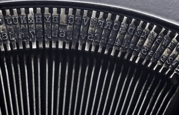 Old typewriter type — Stock Photo, Image