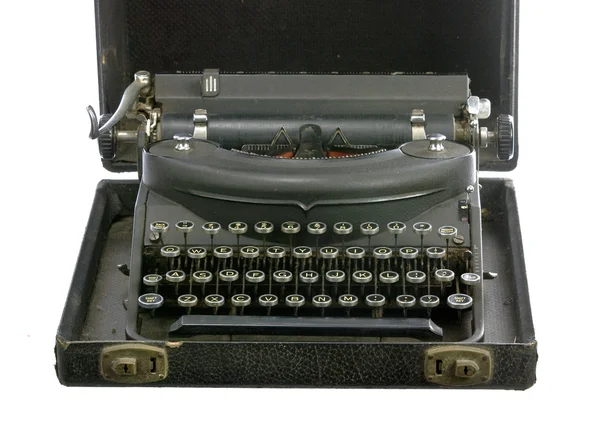 Vintage portable typewriter — Stock Photo, Image