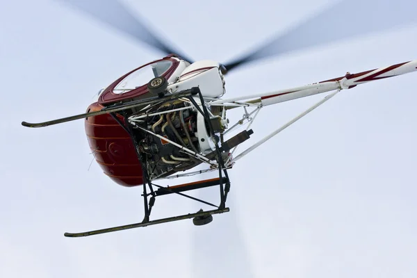 Helicopter landing close up — Stock Photo, Image