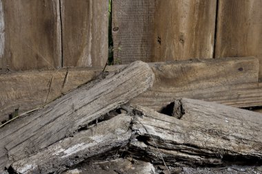 tahta duvarı eski Rüzgar değirmeni arka plan