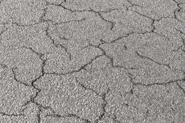 kırık yol beton yakın çekim