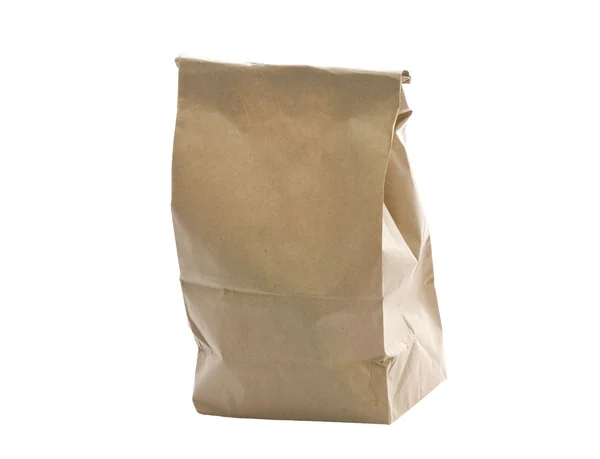 Paper bag. Isolated on a white background — Stock Photo, Image