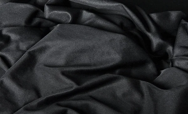 黑布背景 — 图库照片