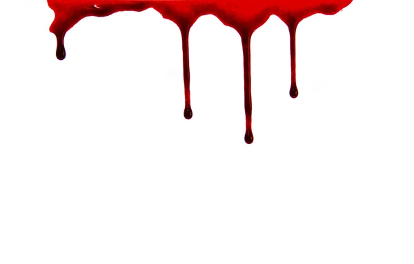 Sangue gocciolante — Foto Stock