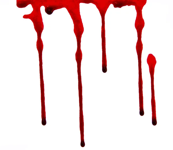 Sangue gocciolante — Foto Stock