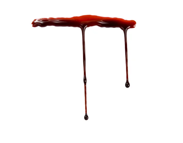 Csöpögő vér — Stock Fotó