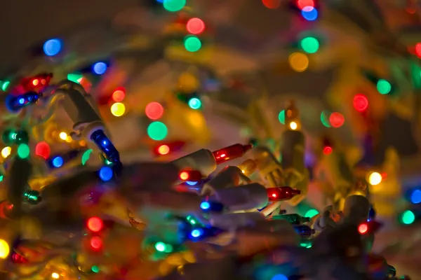 Marco de luces de Navidad —  Fotos de Stock