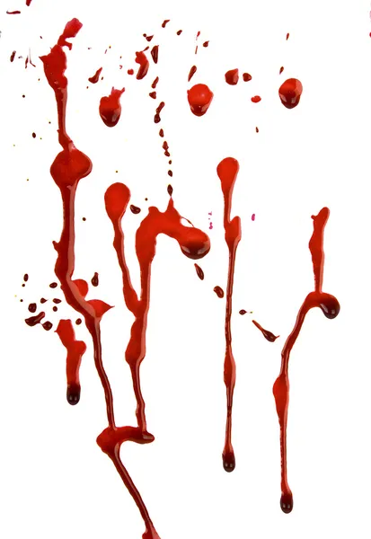 Druipend bloed Stockafbeelding