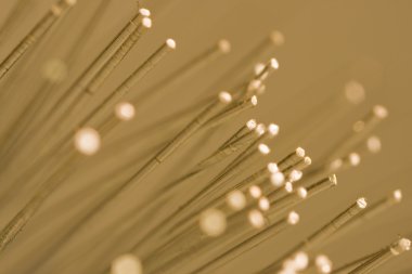 optik fiberler parlak renkler