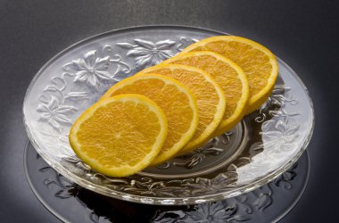 limon dilimleri plaka görev yaptı.