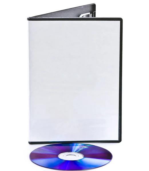 Blank DVD case and disc with room for your text — Stock Photo, Image