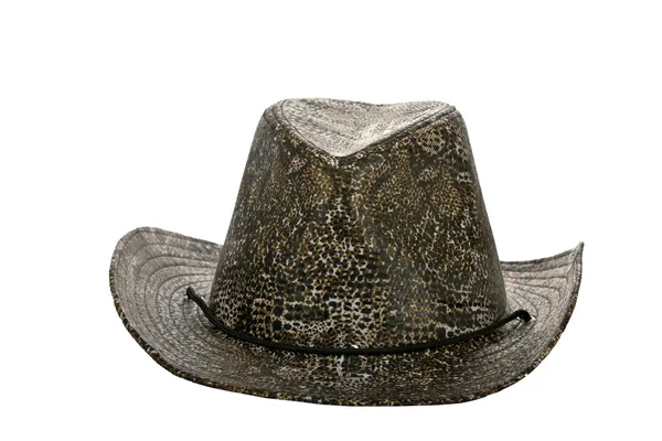 Americano bagnato cappello cowboy isolato su bianco — Foto Stock