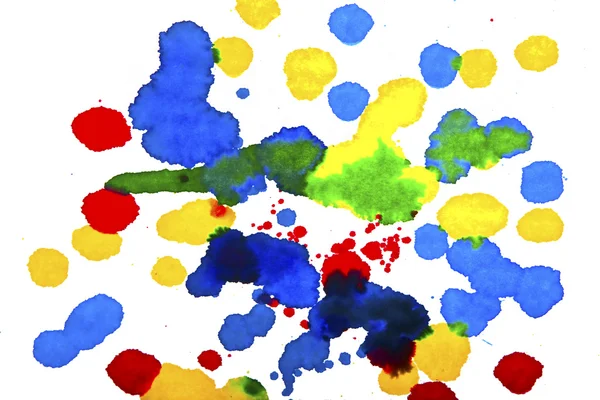 Ink splashes — Stock Photo, Image