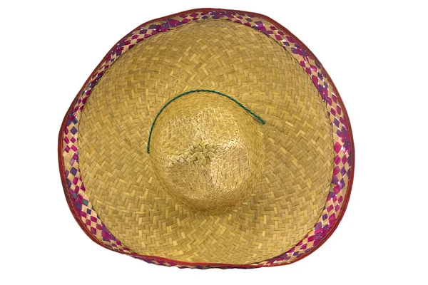 Мексиканское сомбреро, изолированное на белом фоне — стоковое фото