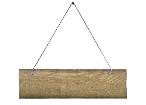 Вывеска изолирована на белом фоне
