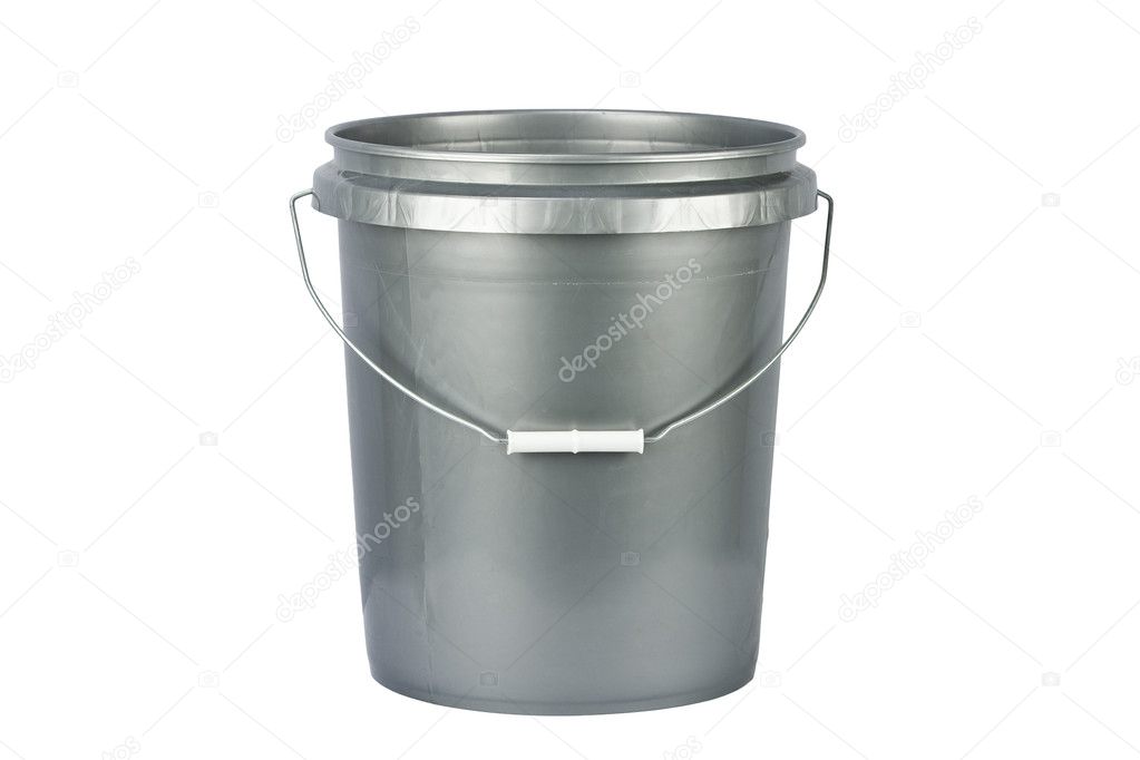 Utility bucket isolated on a white