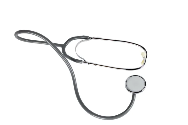 Stethoscope isolated on white — Stock Photo, Image