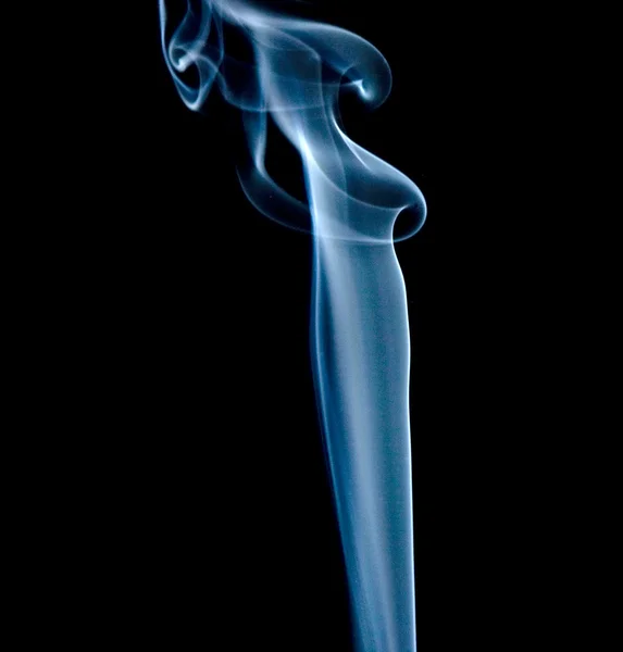 Blue smoke Stock Photo