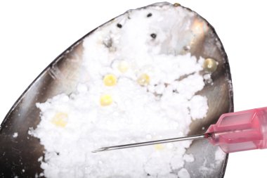 şırınga ve kaşık