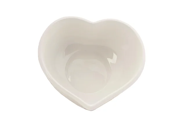 Bowl shape heart — Stock Photo, Image