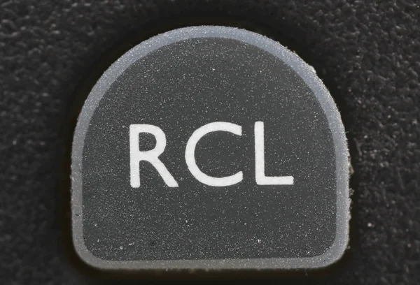 Recall button — Stock Photo, Image