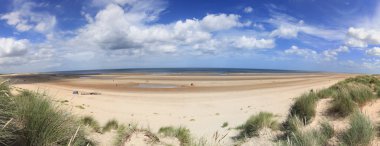 Sand dunes holkham beach north norfolk clipart
