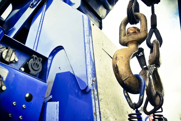 Rettungswagen hakt ein — Stockfoto