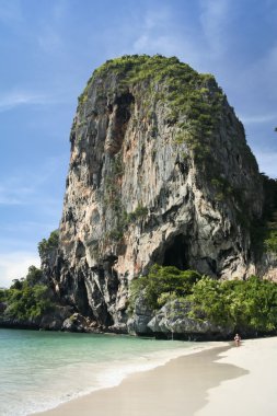Railay beach karst oluşumları Tayland
