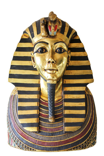 Egyptian king tut golden death mask