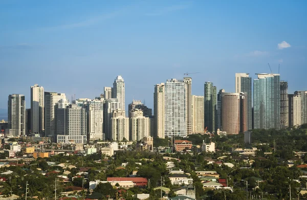 Fort bonifacio panoramę miasta makati city manila Filipiny — Zdjęcie stockowe