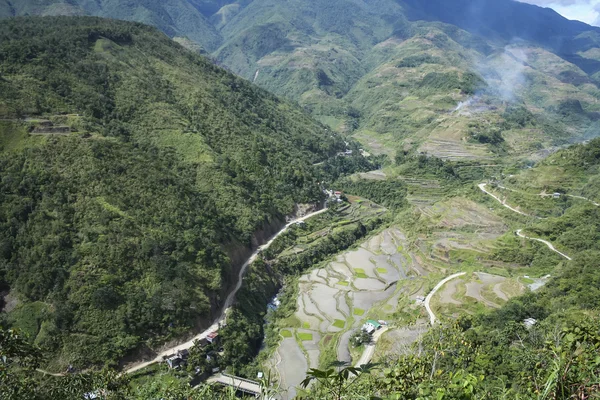 Horská silnice banaue luzon Filipíny — Stock fotografie