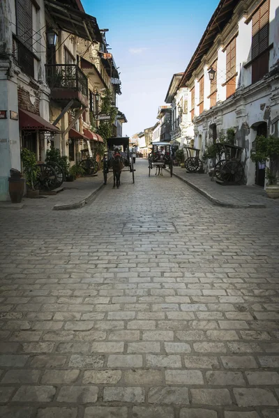 Vigan histórica ciudad colonial española filipinas — Foto de Stock