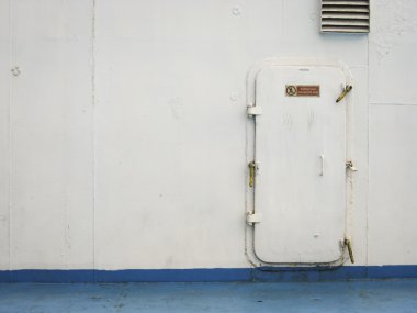 Eski gemi ambar kapı arka plan