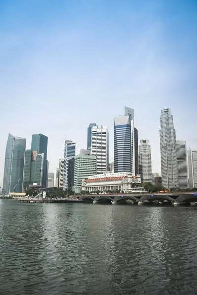 Skyline staden i singapore — Stockfoto