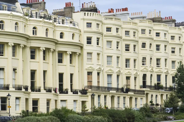 Brighton street regency period flats — Stock Photo, Image