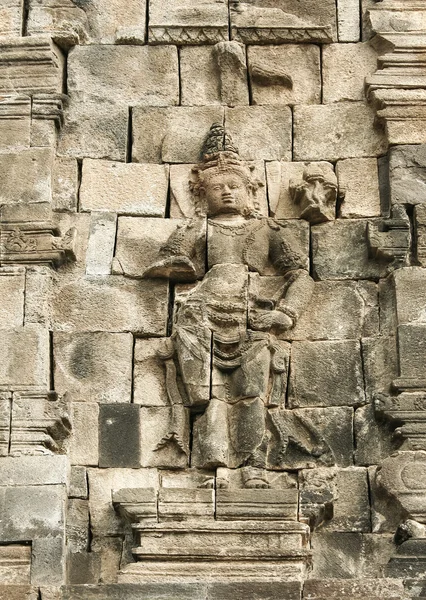 Borobudur antik duvar sanatı Endonezya — Stok fotoğraf