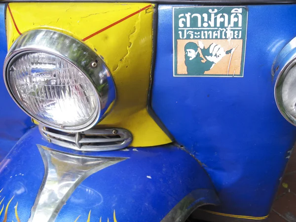 Tuk tuk detalhe bangkok tailândia — Fotografia de Stock