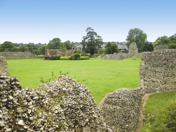 Berkhamsted kale Harabeleri hertfordshire, İngiltere — Stok fotoğraf