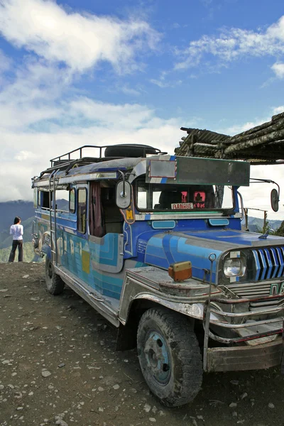 Banaue to batad jeepney philippines — Stock Photo, Image