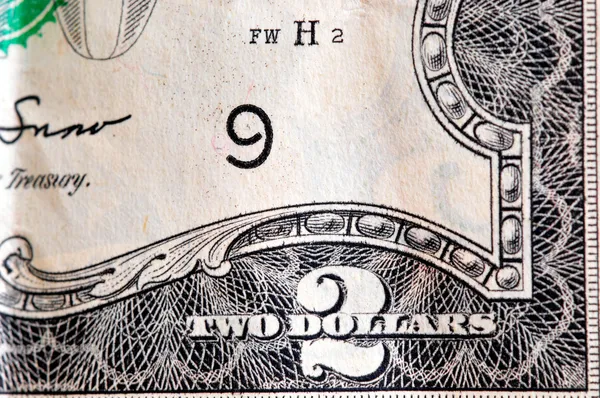 Two Dollar Bill — Stock Photo, Image